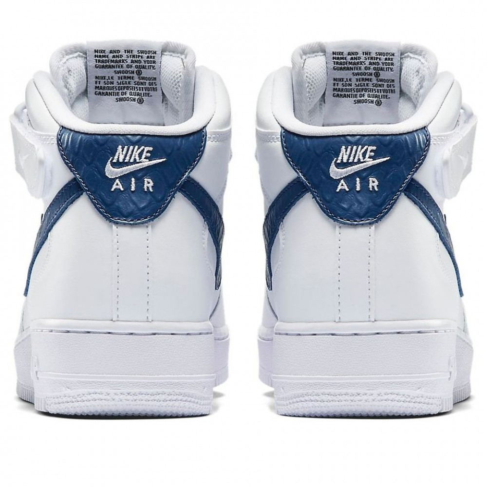 Nike Air Force 1 Mid  07  White Blue Legend  315123-125