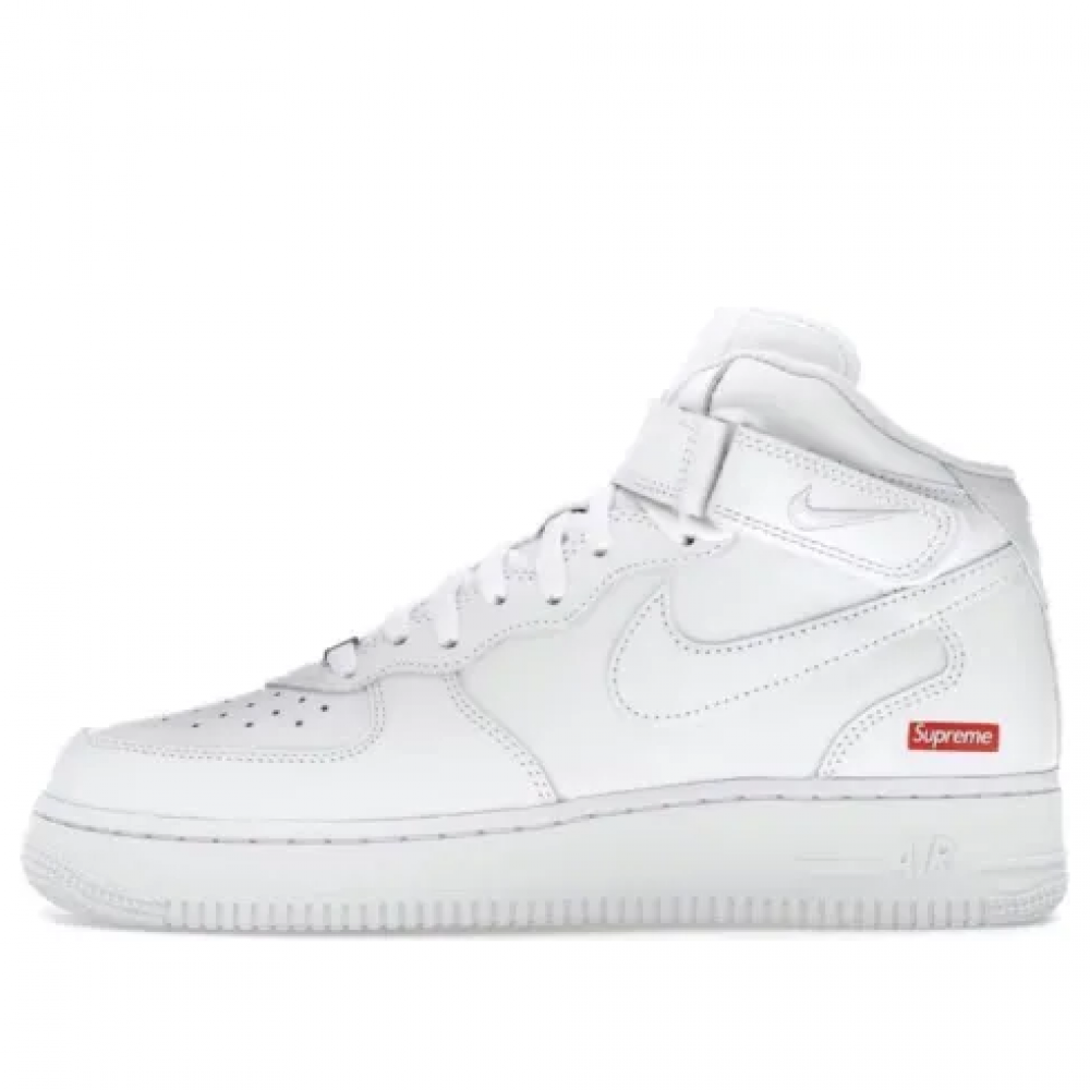 Nike x Supreme Air Force 1 Mid White FZ8784-100 Nike x Supreme Air Force 1 Mid White FZ8784-100