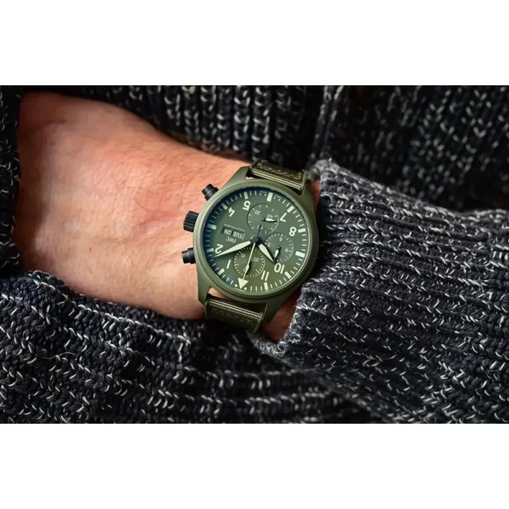Iw389106 Pilot’S Watch (Chronograph Top Gun Edition “Woodland”) Iw389106 Pilot’S Watch (Chronograph Top Gun Edition “Woodland”)