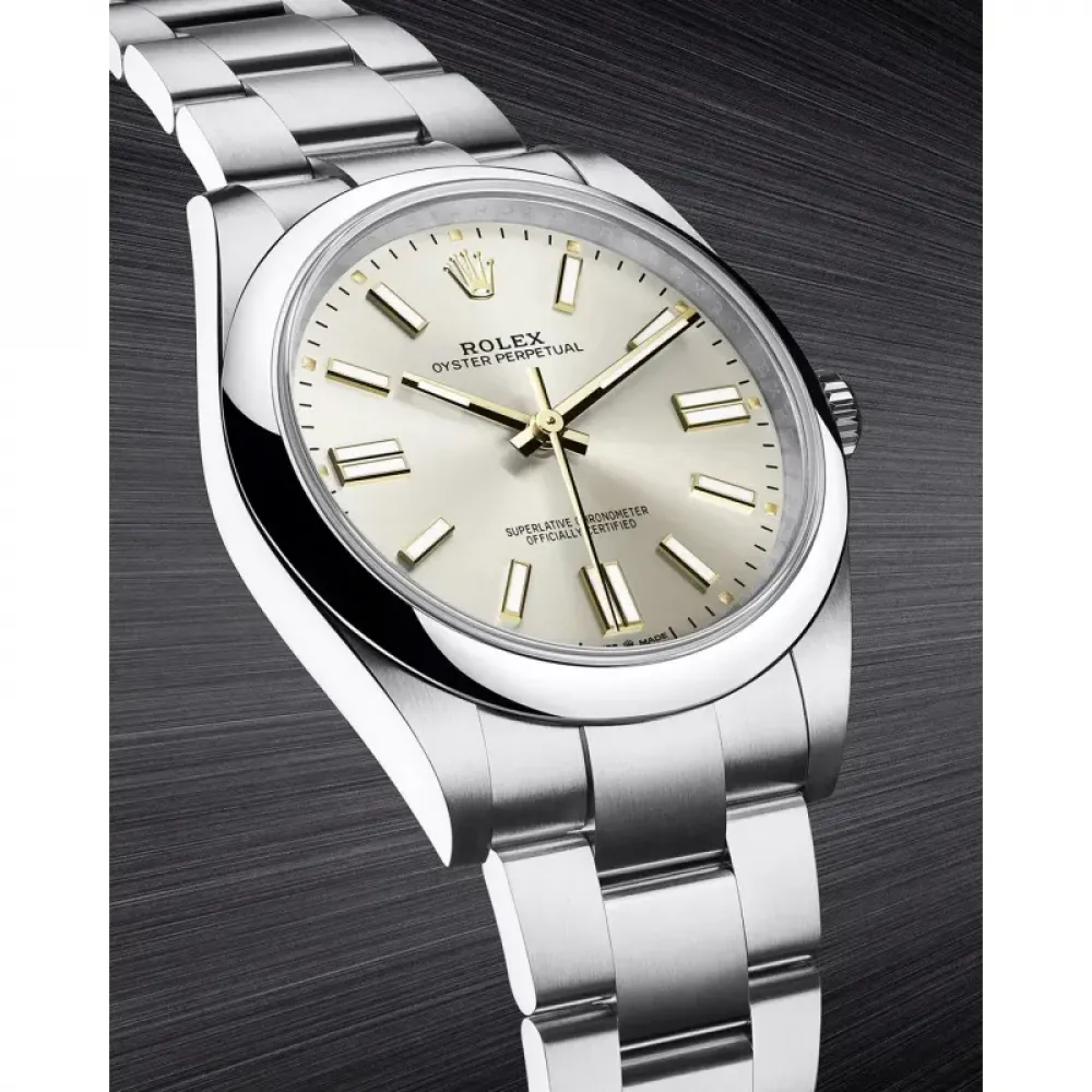Men Oyster Perpetual 124300 Series(Champagne Gold) Men Oyster Perpetual 124300 Series(Champagne Gold)