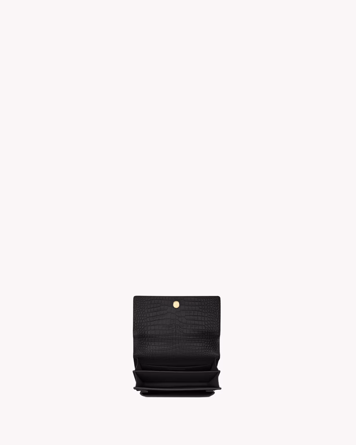 Sunset Medium In Crocodile-Embossed Leather