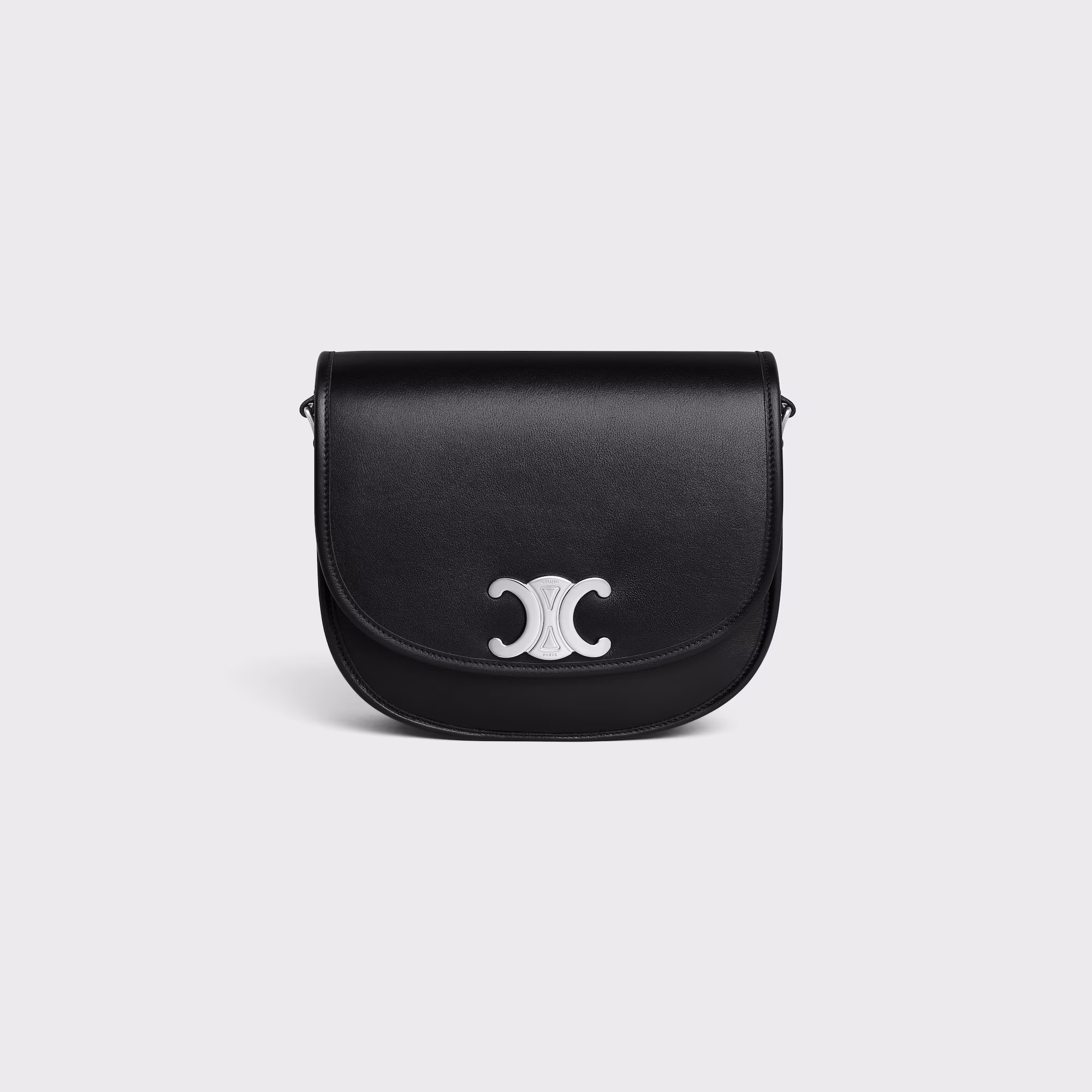 Medium Besace Triomphe In Supple Natural Calfskin