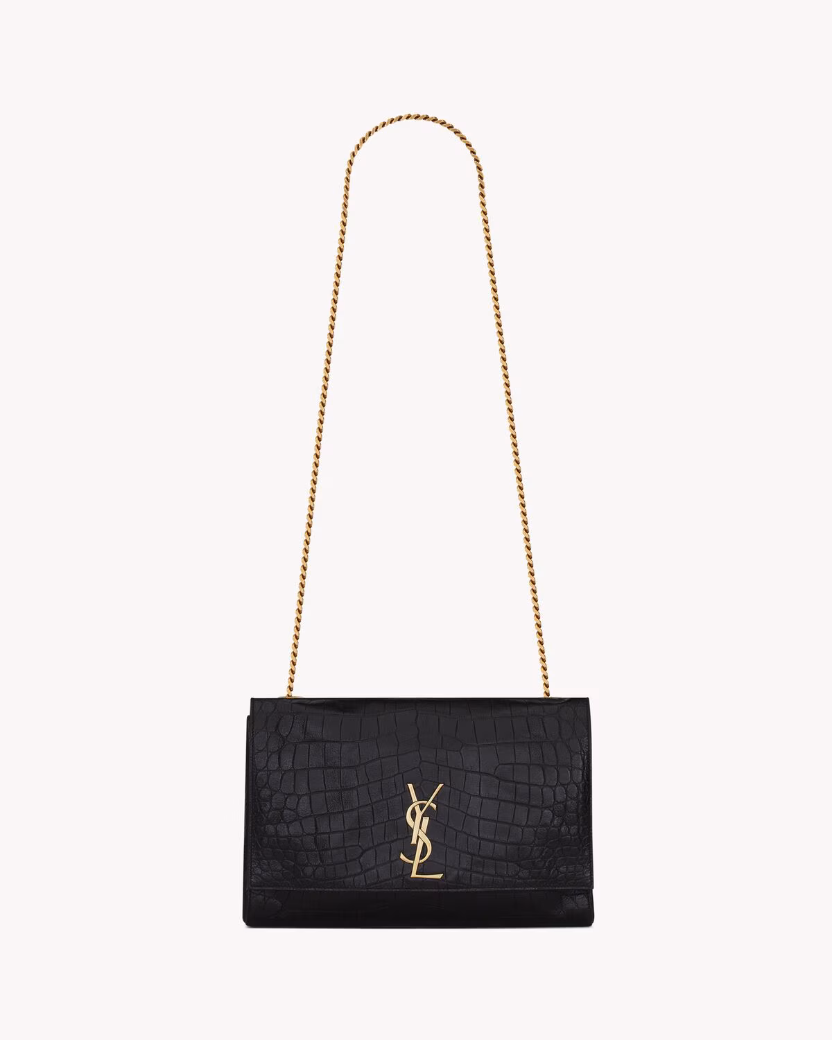 Reversible Kate Medium In Crocodile-Embossed Leather