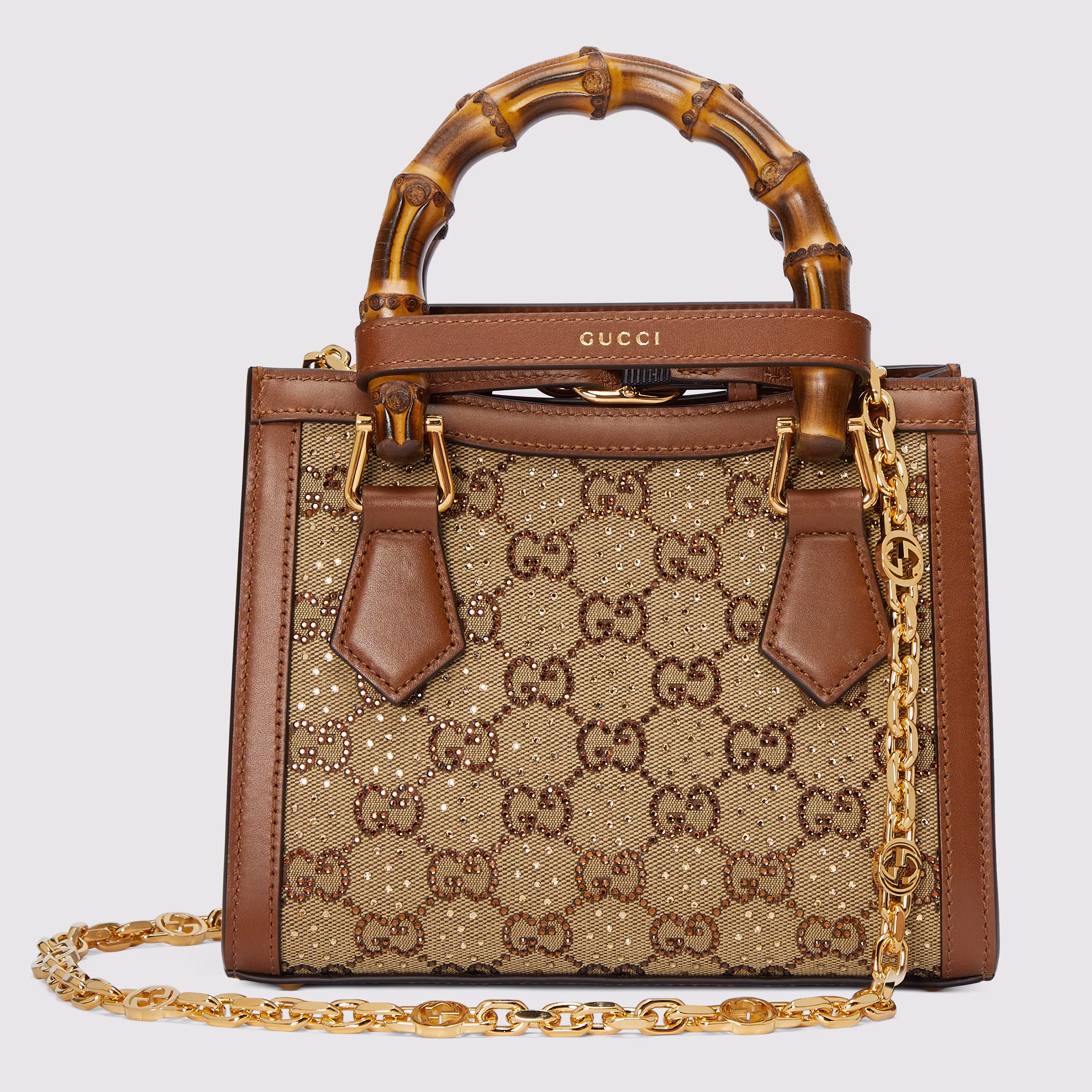 Mini Cabas Gucci Diana Avec Cristaux Mini Cabas Gucci Diana Avec Cristaux