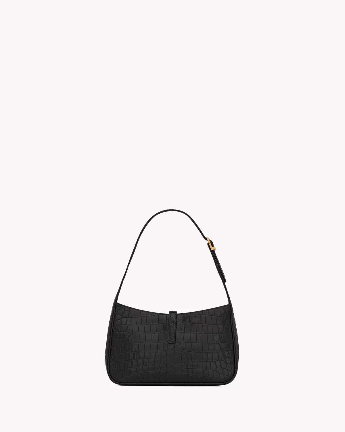 Le 5 À 7 In Crocodile-Embossed Shiny Leather