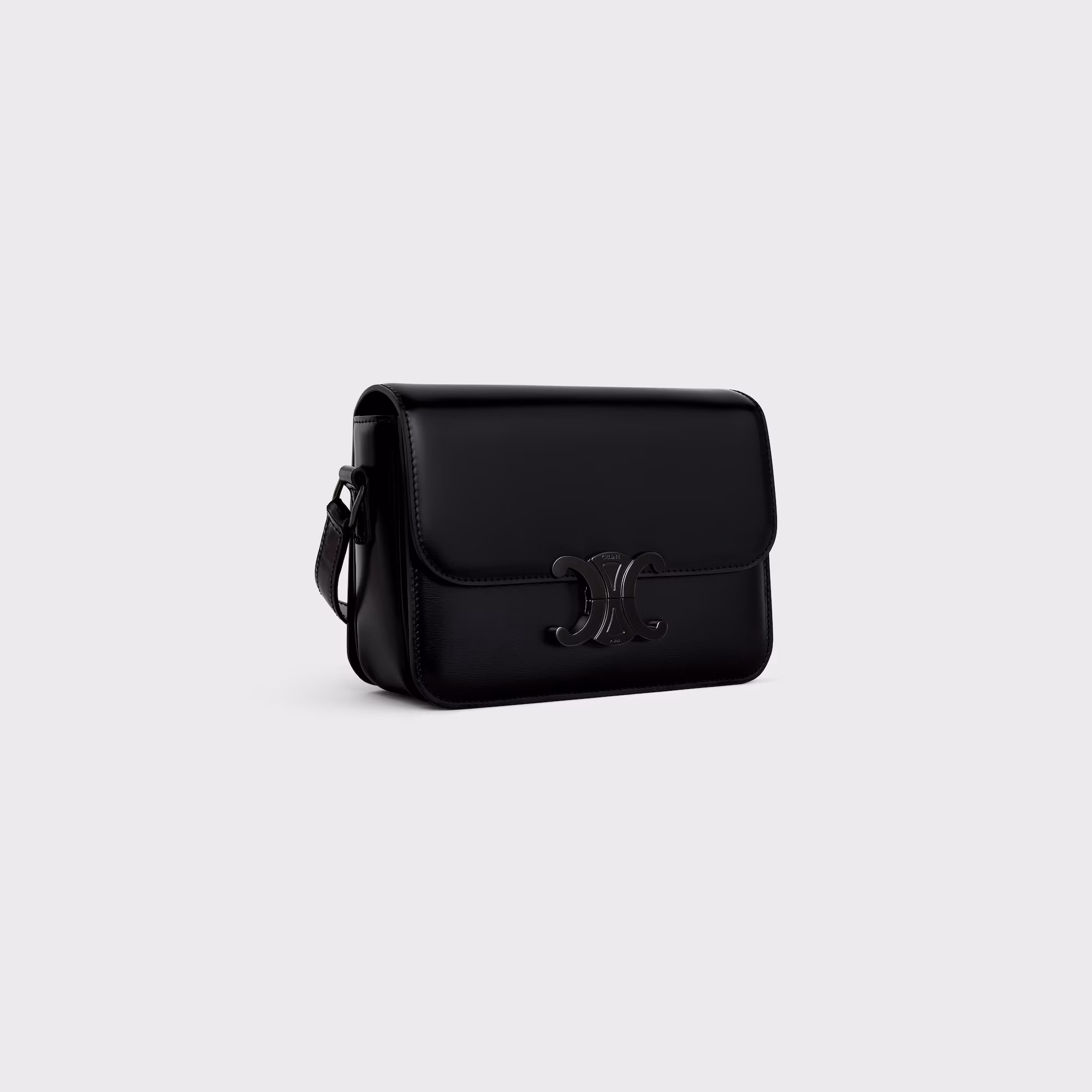 Teen Triomphe Bag In Shiny Calfskin Teen Triomphe Bag In Shiny Calfskin