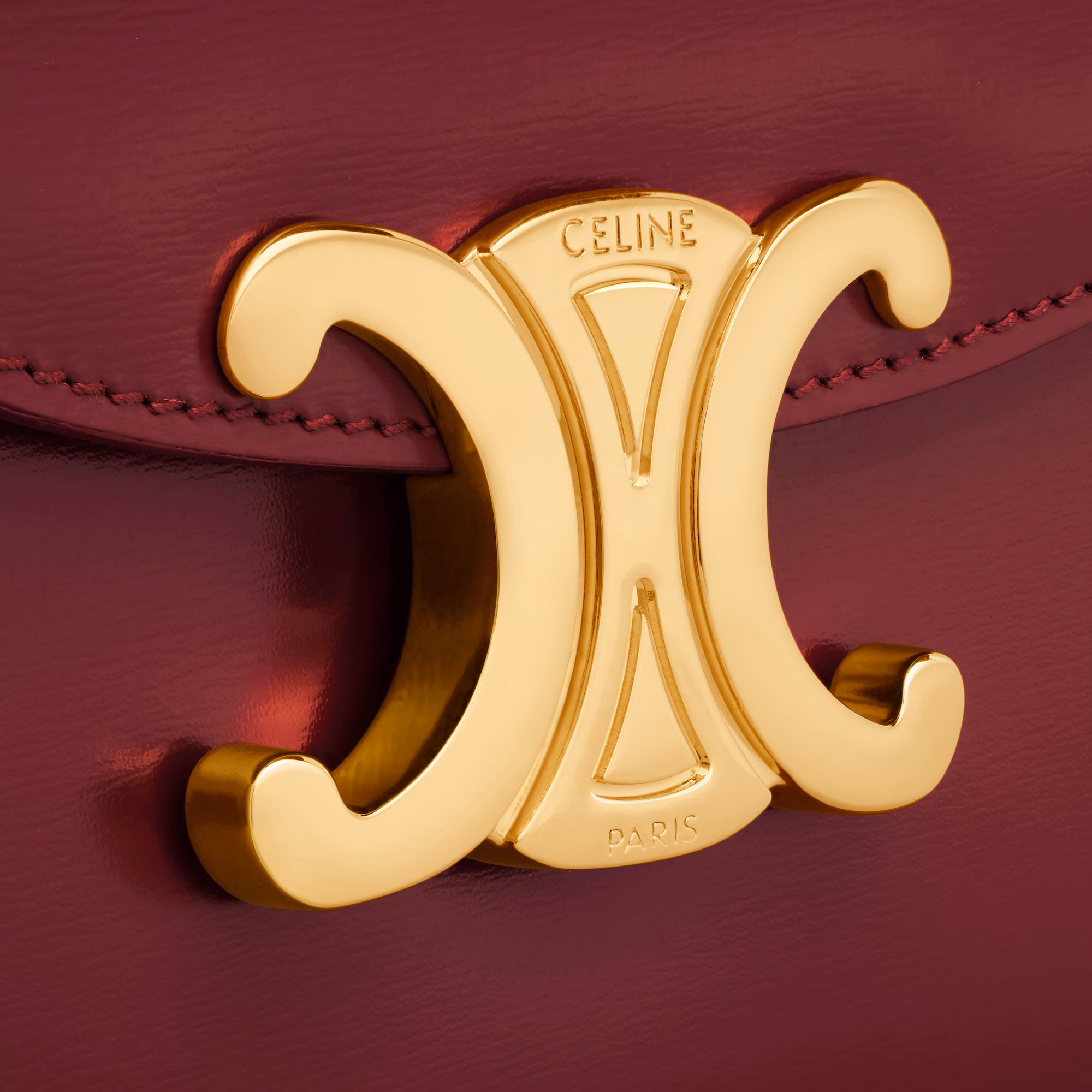 Mini Besace Clea In Shiny Calfskin