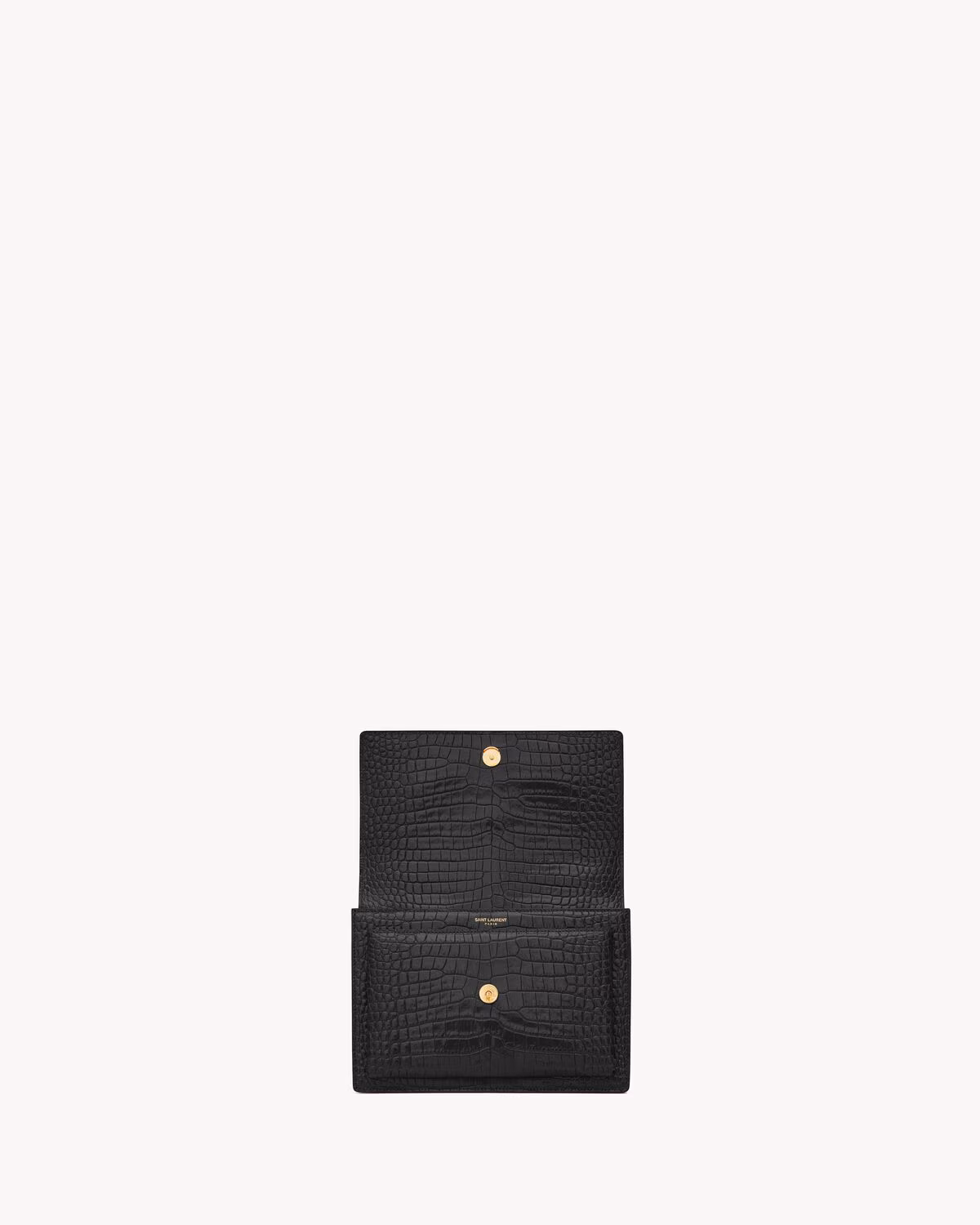 Sunset Medium In Crocodile-Embossed Leather