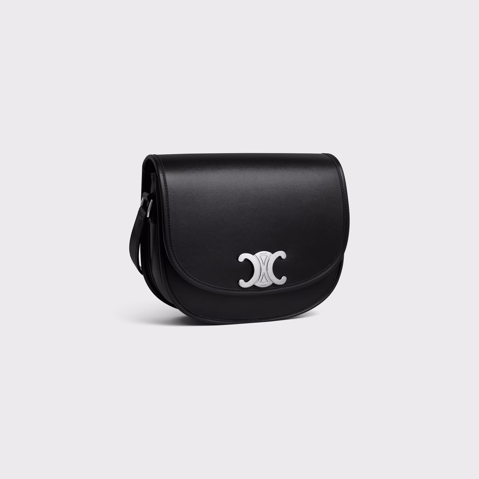Medium Besace Triomphe In Supple Natural Calfskin