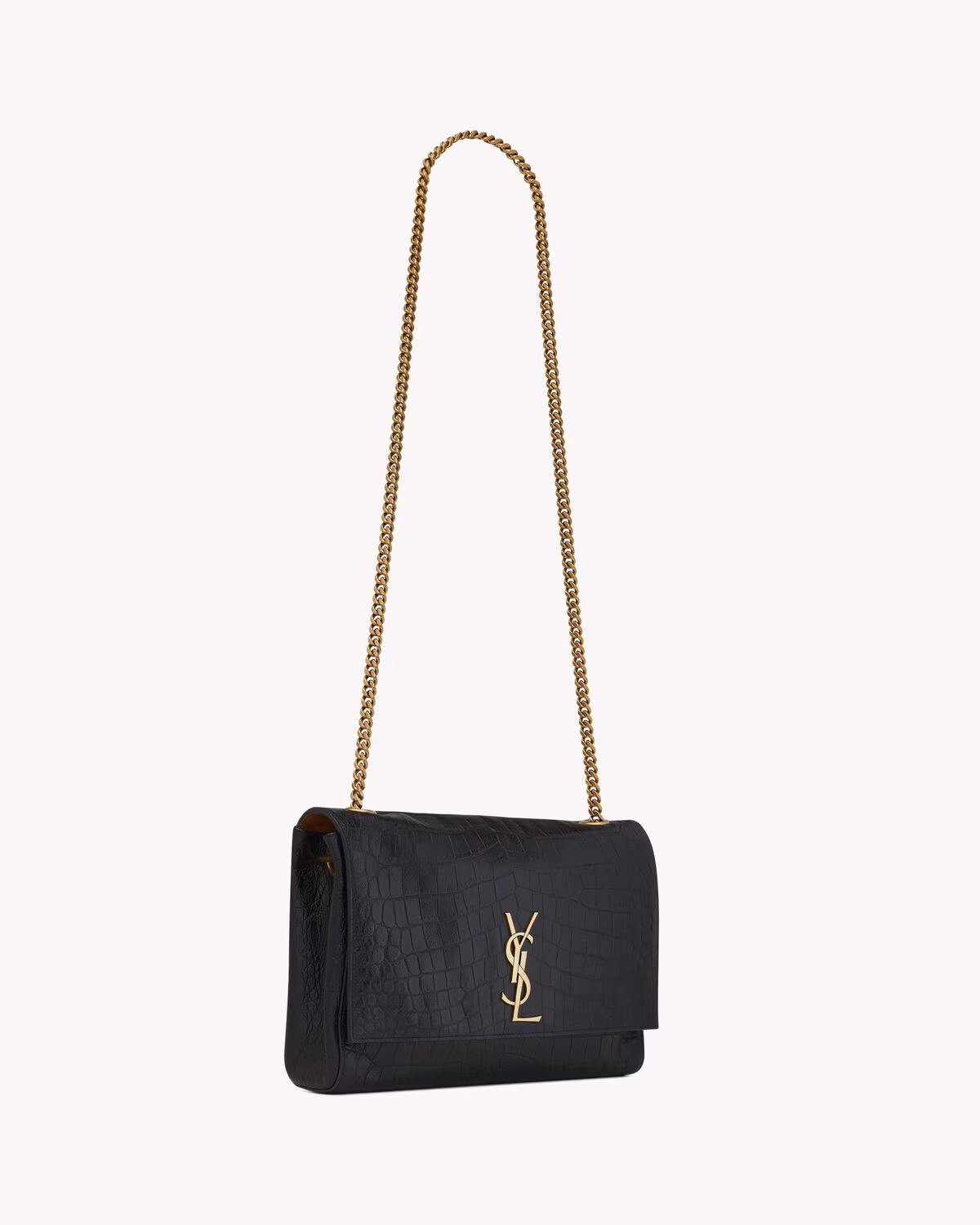 Reversible Kate Medium In Crocodile-Embossed Leather Reversible Kate Medium In Crocodile-Embossed Leather