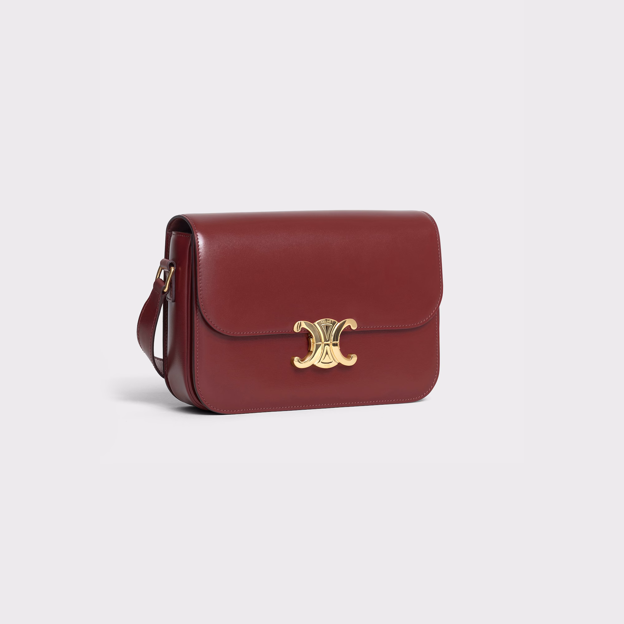 Classique Triomphe Bag In Shiny Calfskin Classique Triomphe Bag In Shiny Calfskin