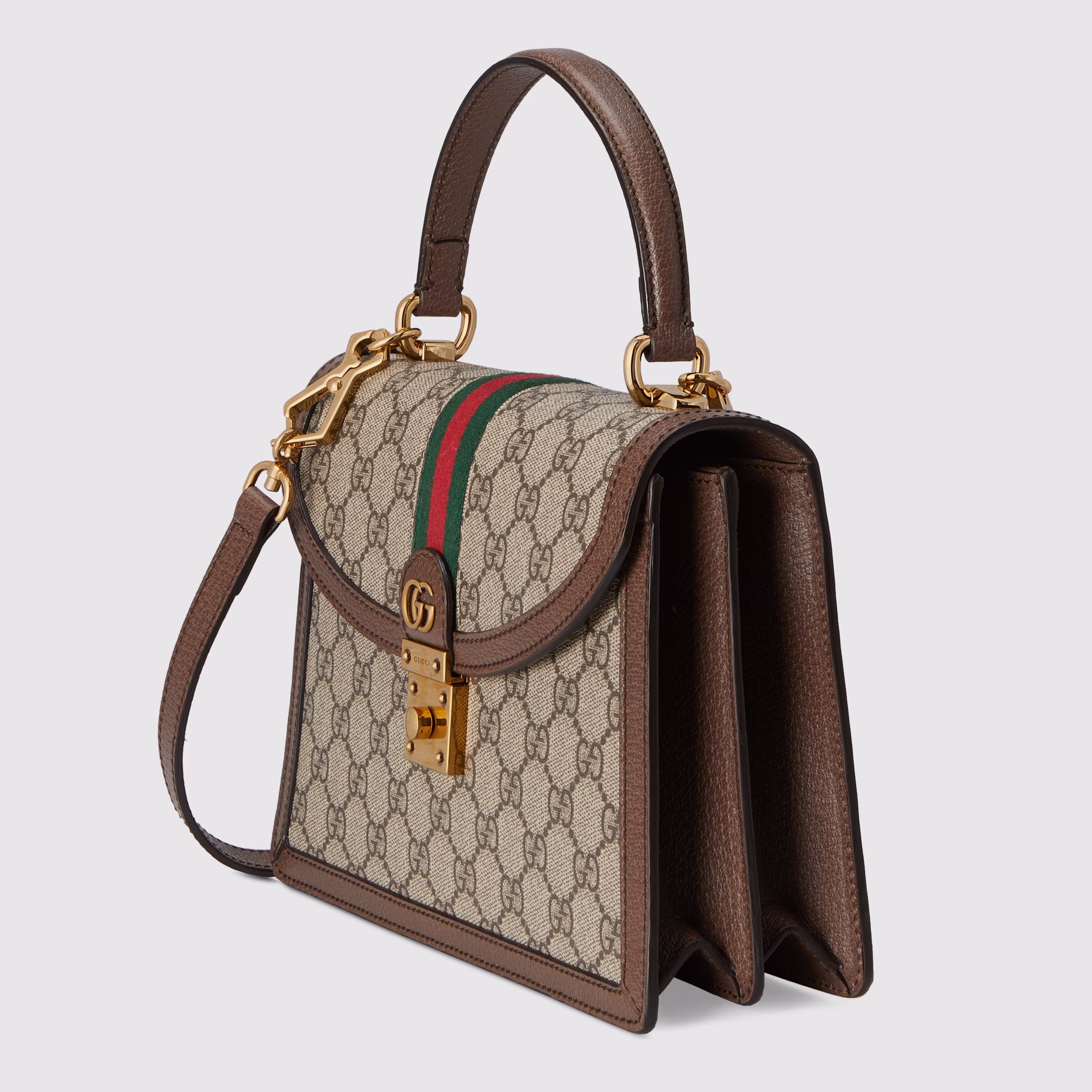 Sac À Main Ophidia Avec Bande Web Petite Taille Sac À Main Ophidia Avec Bande Web Petite Taille