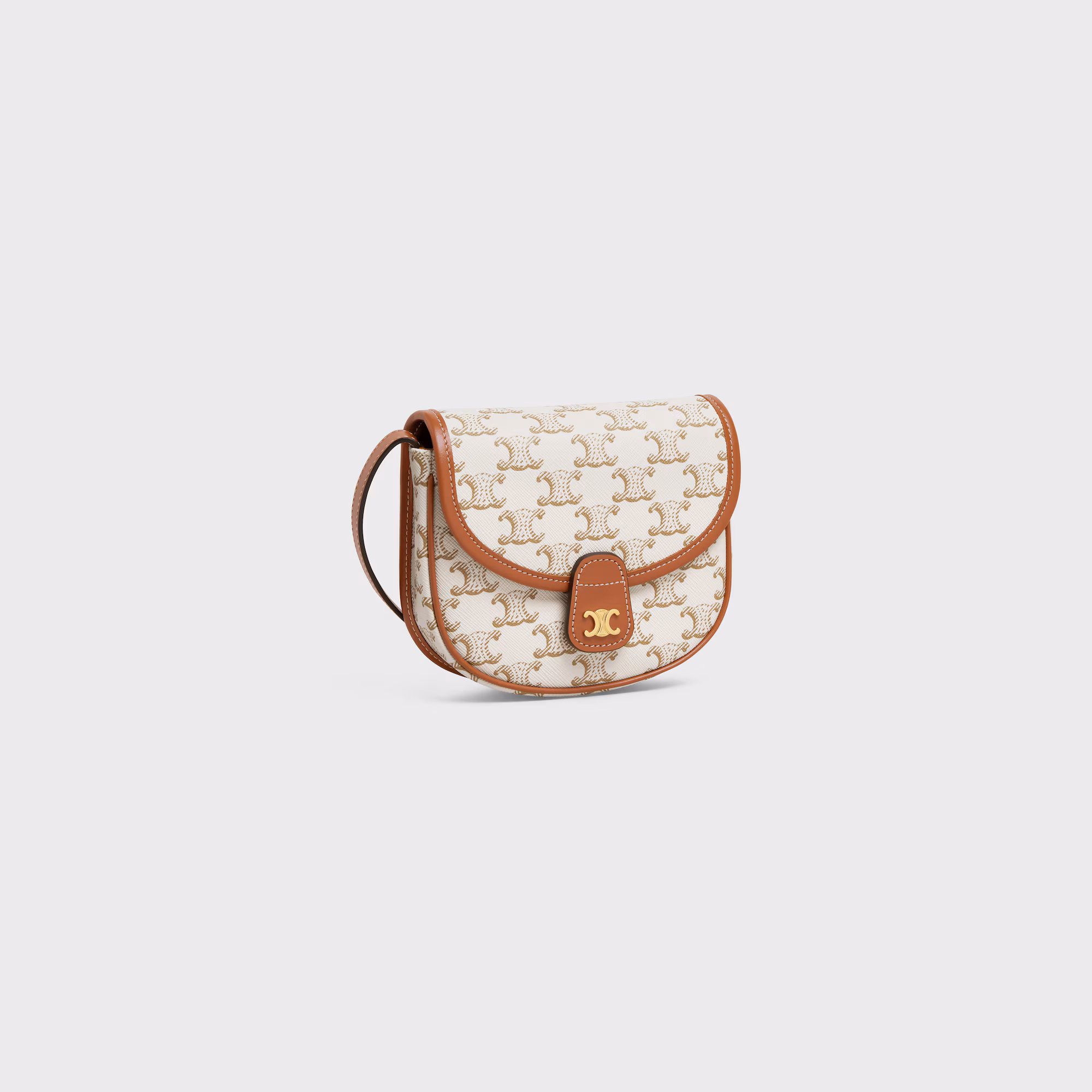 Mini Besace In Triomphe Canvas And Calfskin Mini Besace In Triomphe Canvas And Calfskin