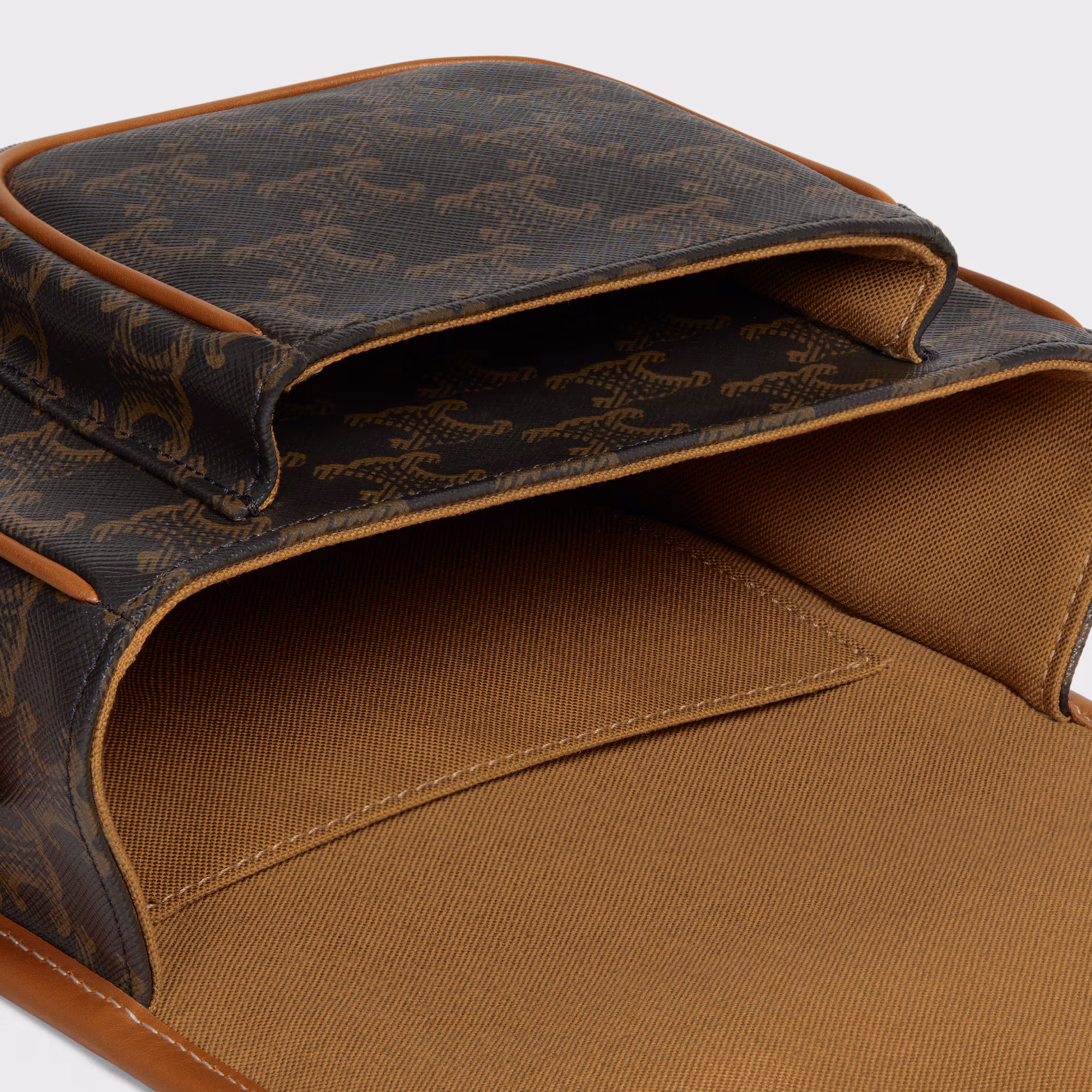 Medium Folco Bag In Triomphe Canvas And Calfskin Medium Folco Bag In Triomphe Canvas And Calfskin