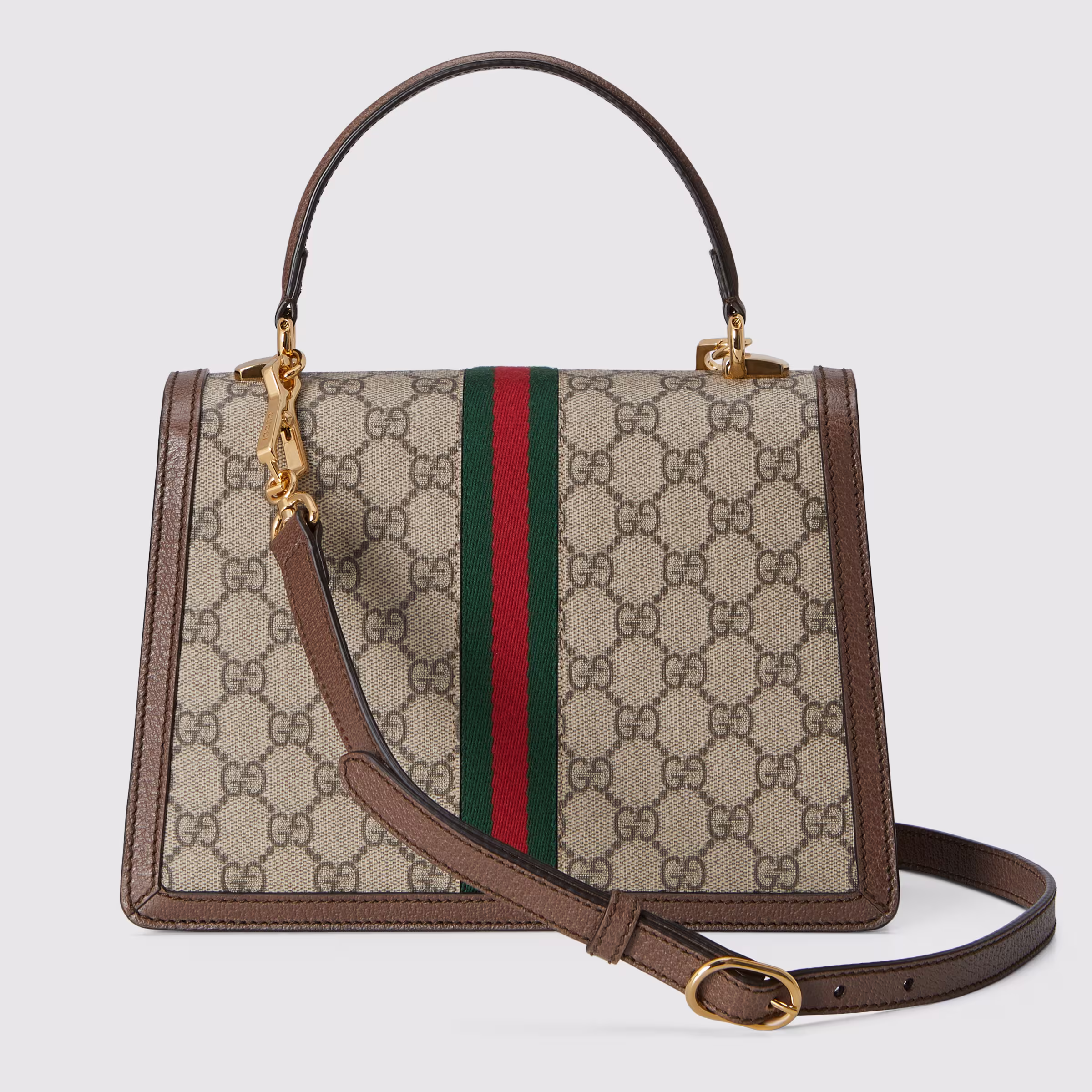 Sac À Main Ophidia Avec Bande Web Petite Taille Sac À Main Ophidia Avec Bande Web Petite Taille